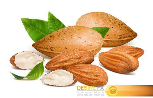 Almonds whole and nuts - 12 EPS