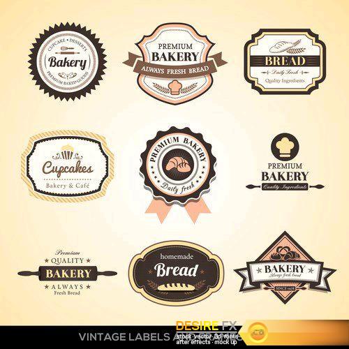 Bakery collection - 21 EPS
