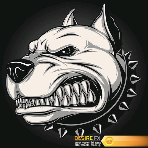 Angry dog - 19 EPS