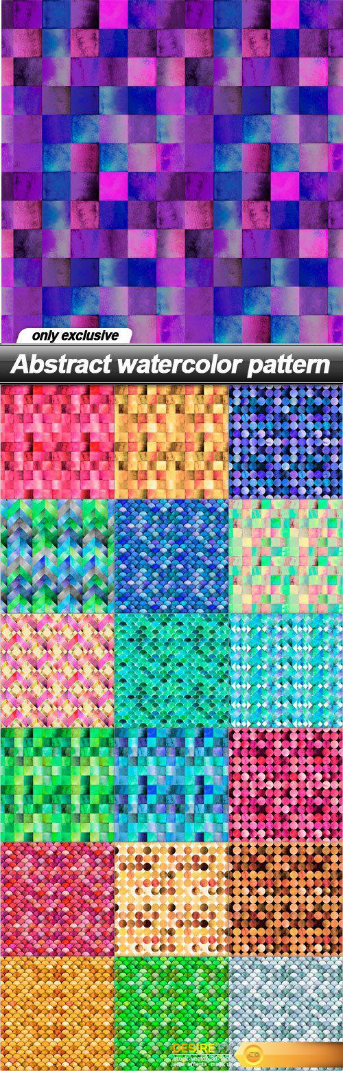 Abstract watercolor pattern - 19 UHQ JPEG
