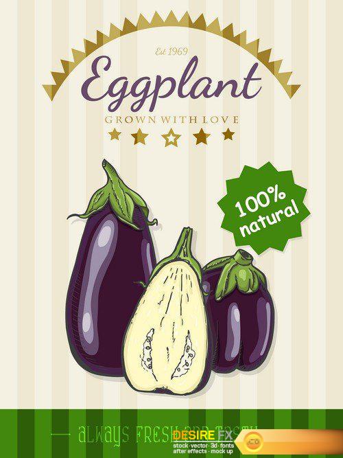 Vegetable poster 2 - 8 EPS