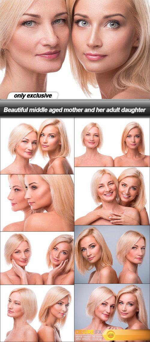 Beautiful middle aged mother and her adult daughter - 9 UHQ JPEG