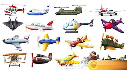 Airplane flying - 29 EPS