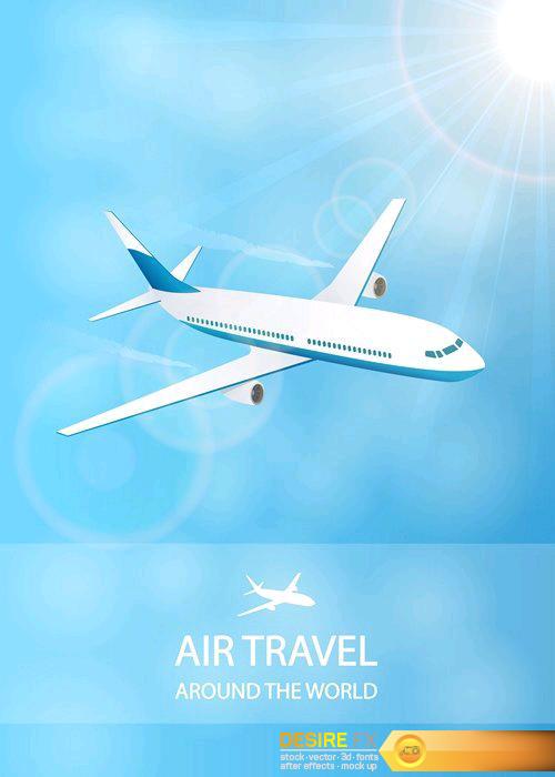Air travel - 15 EPS