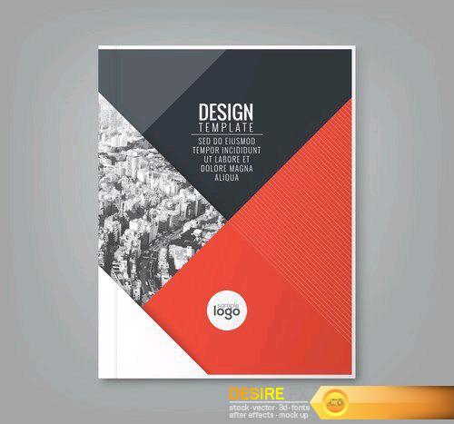 Abstract background for business annual report - 40 EPS