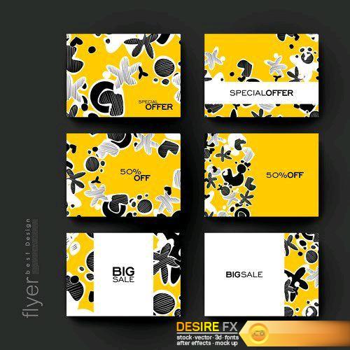 Abstract vector brochure template 2 - 25 EPS