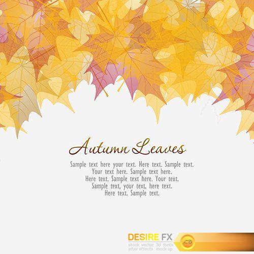 Background from autumn leaves - 24 UHQ JPEG