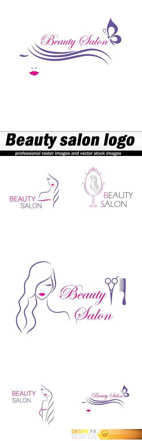 Beauty salon logo - 5 EPS