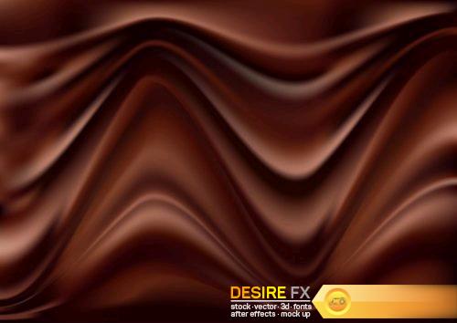 Abstract chocolate background - 19 EPS