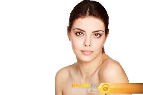 Beauty shot of a young beautiful model. Spa skin care - 25 UHQ JPEG
