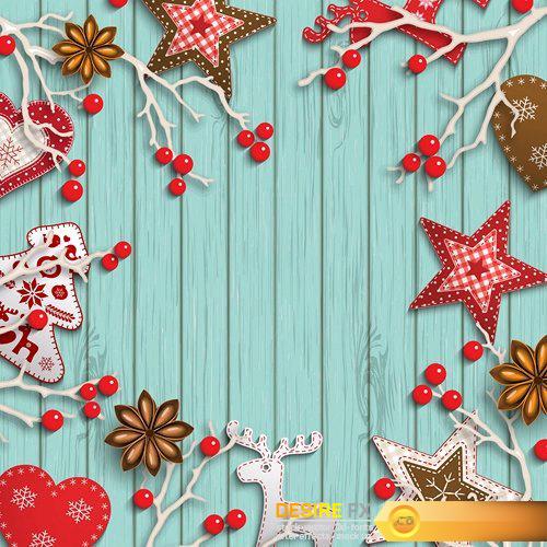 Abstract christmas background 2 - 25 EPS