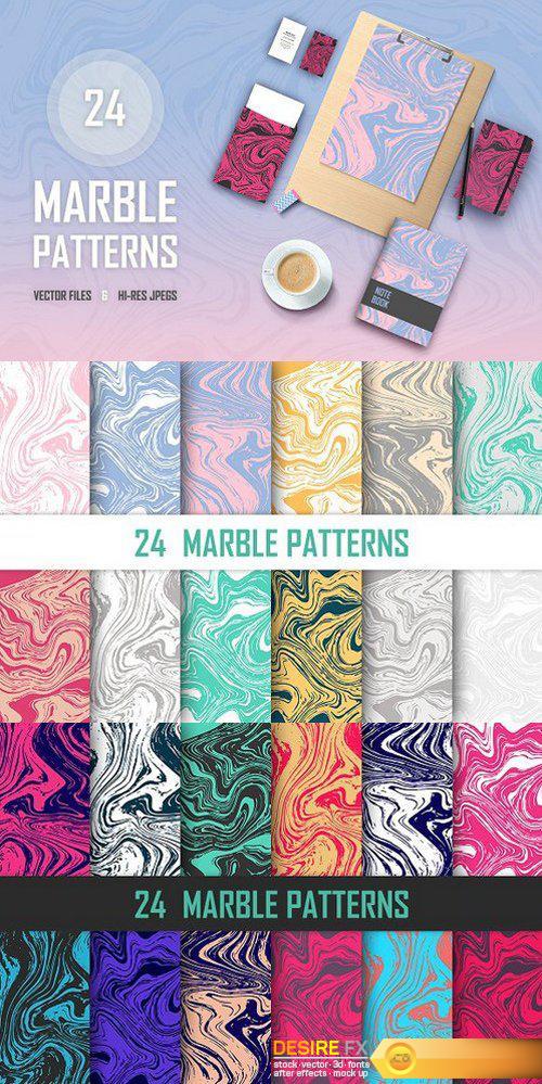CM - 24 Marble Vector Patterns 1397932