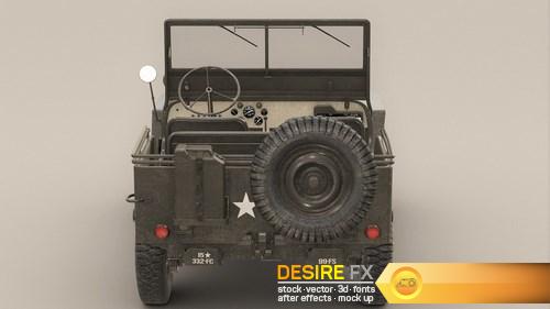 3D Model US Army Willys Jeep - B (11)