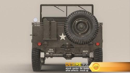 3D Model US Army Willys Jeep - B (6)