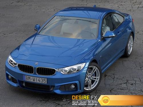 BMW 4 Series Coupe M Sport 2014 3D Model (3)