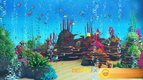 Coral Forest - Seaweed Valley VR AR low-poly 3D Model (10)