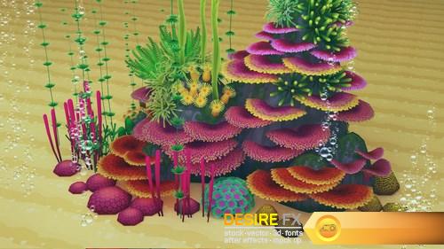 Coral Forest - Seaweed Valley VR AR low-poly 3D Model (12)