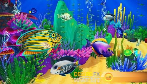 Coral Forest - Seaweed Valley VR AR low-poly 3D Model (19)