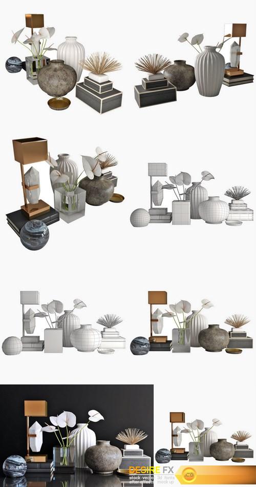 Decorative set 3D Model (1)