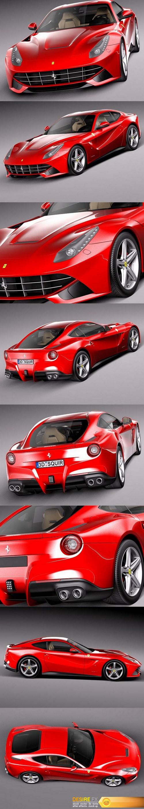 Ferrari F12 Berlinetta 2013-2016 3D Model (2)