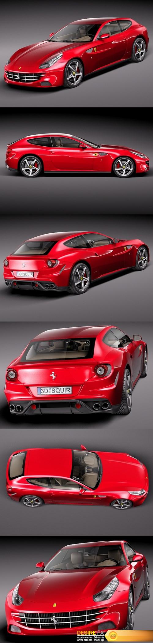 Ferrari FF 2012 3D Model (2)