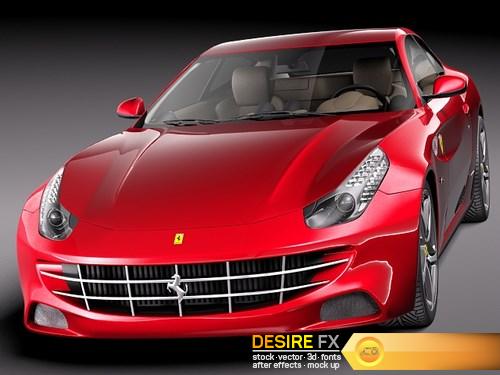 Ferrari FF 2012 3D Model (4)