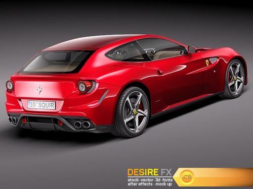 Ferrari FF 2012 3D Model (7)