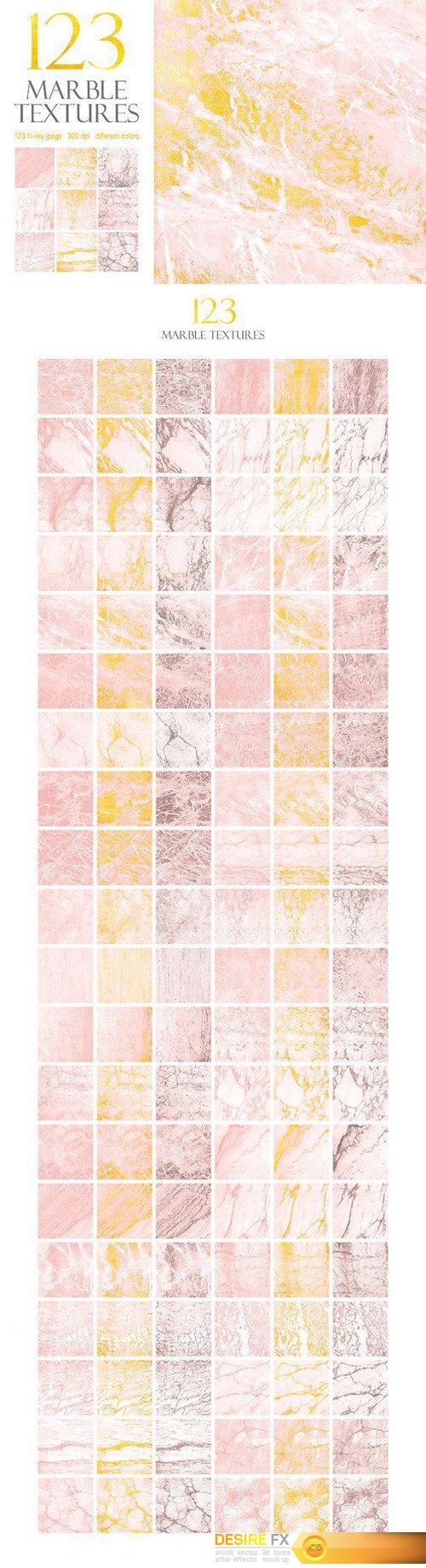 CM - 123 Marble Pink & Gold Textures 1405434