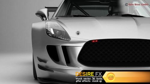 Generic Sports Car GT3 3D Model (10)