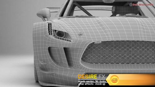 Generic Sports Car GT3 3D Model (26)