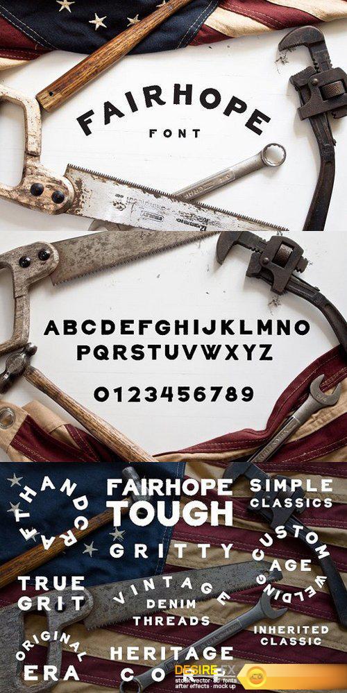 CM - Fairhope Sans Serif Font 1411513