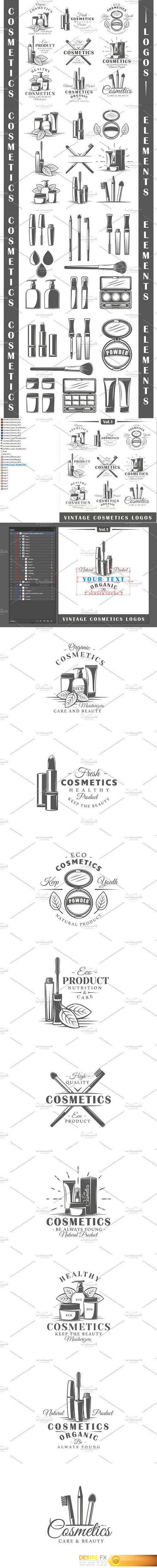 CM - 9 Cosmetics Logos Templates Vol.1 1494949