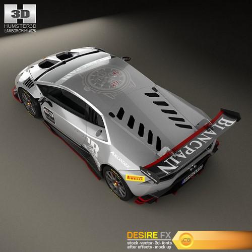 Lamborghini Huracan Trofeo 2014 3D Model (11)