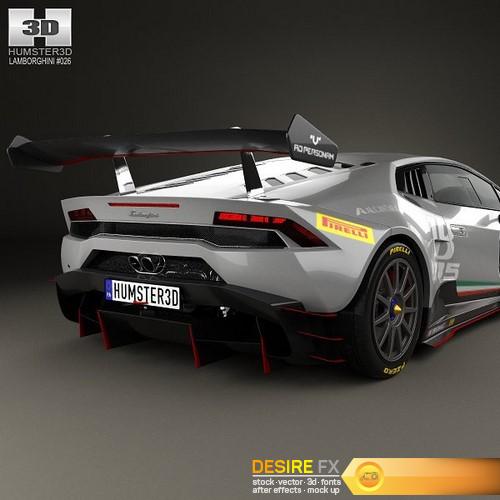 Lamborghini Huracan Trofeo 2014 3D Model (9)