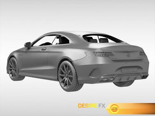 Mercedes Benz S63 AMG Coupe 2015 3D Model (10)