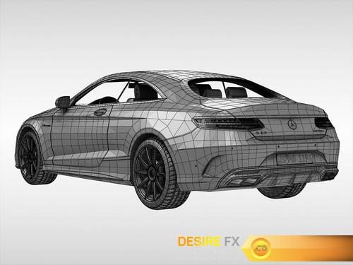 Mercedes Benz S63 AMG Coupe 2015 3D Model (14)