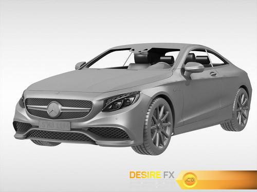 Mercedes Benz S63 AMG Coupe 2015 3D Model (9)