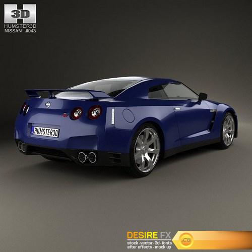 Nissan GT-R (R35) 2013 3D Model (11)