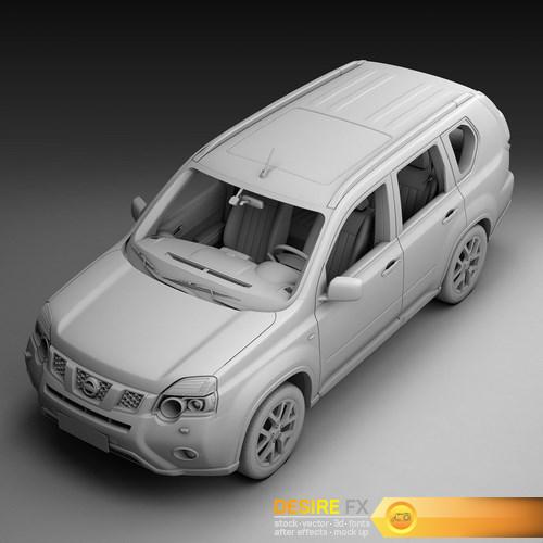 Nissan X-Trail 3D Model (10)