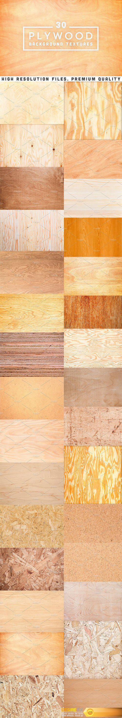 CM - 30 Plywood Background Textures 1311668
