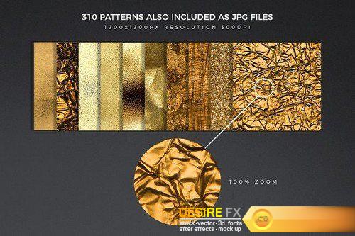 CM - 300+ Gold Glitter & Foil Styles 1372410