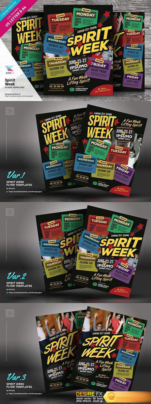 CM - Spirit Week Flyer Templates 1517976