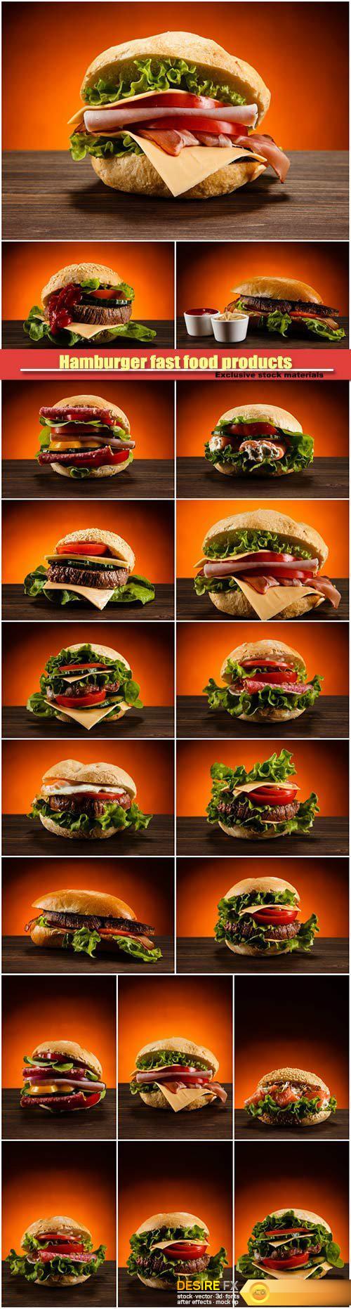Hamburger fast food products