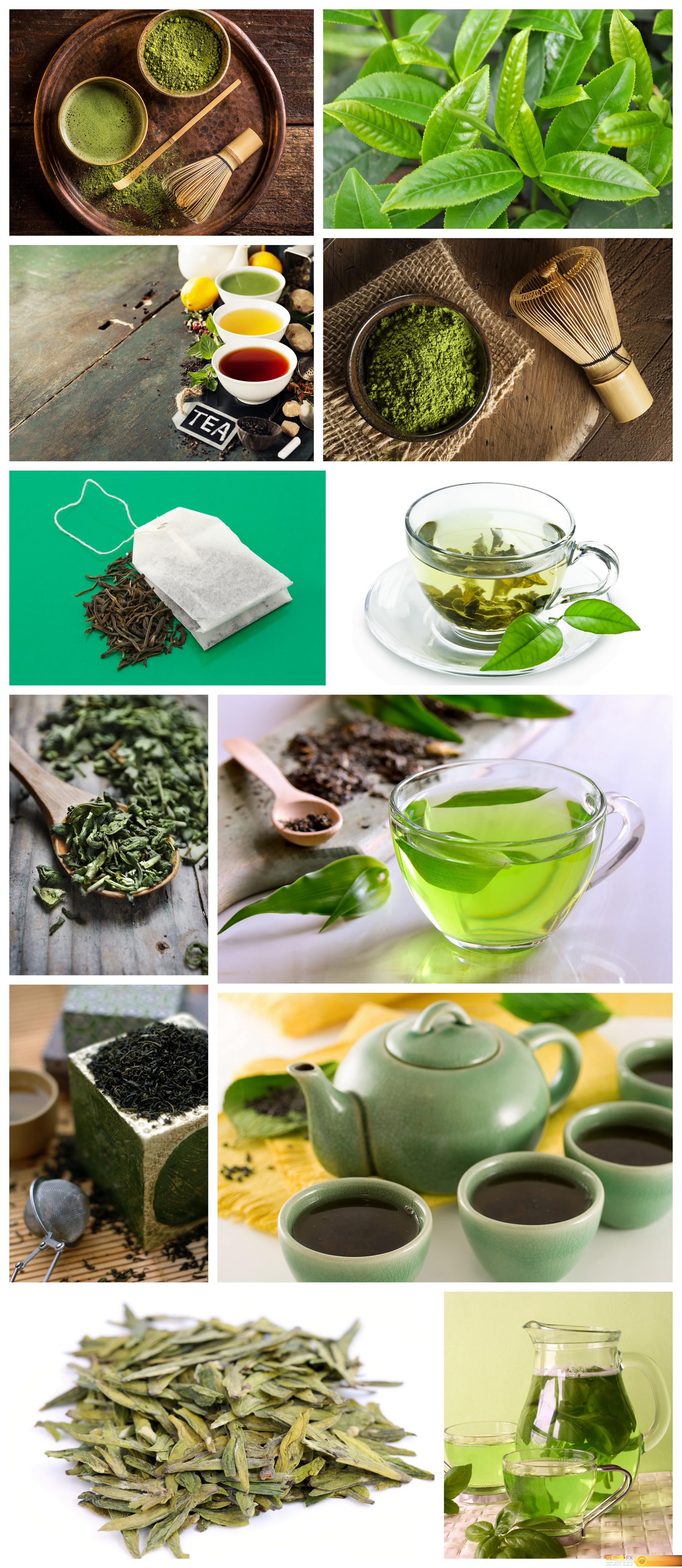 Green tea stock images
