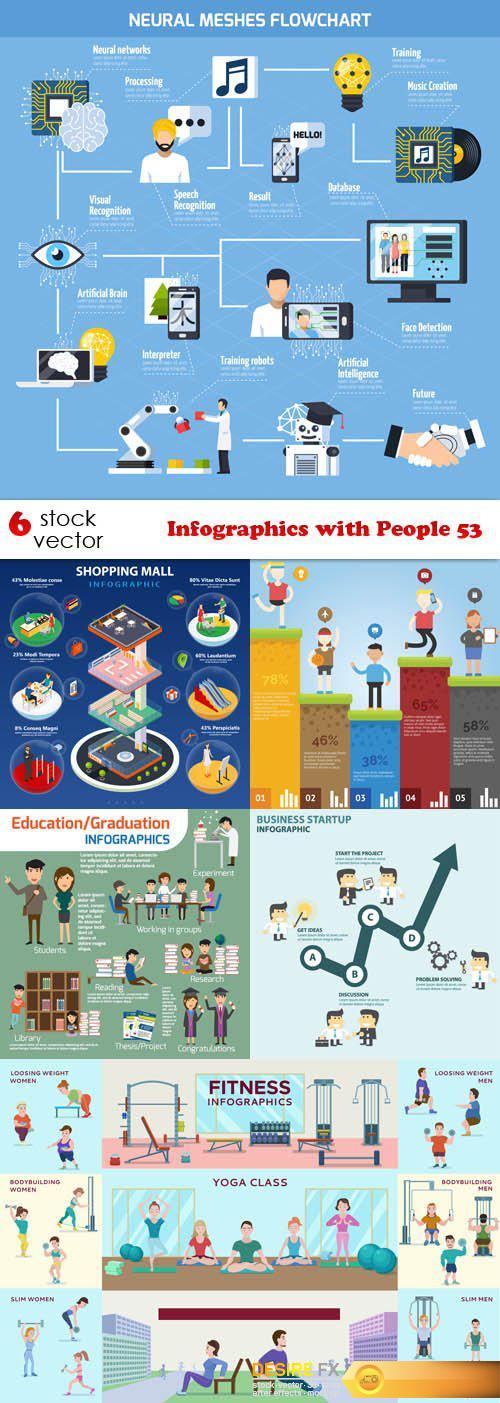 Vectors - Infographics with People 53