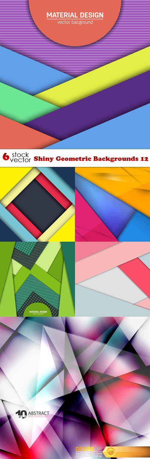 Vectors - Shiny Geometric Backgrounds 12