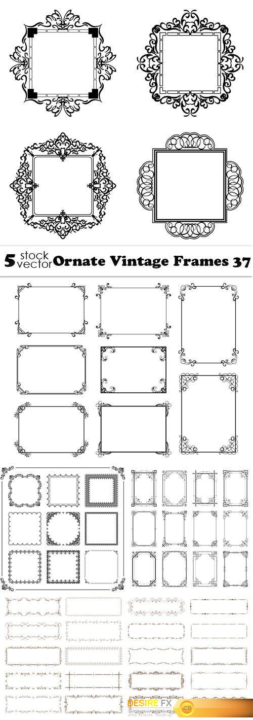 Vectors - Ornate Vintage Frames 37