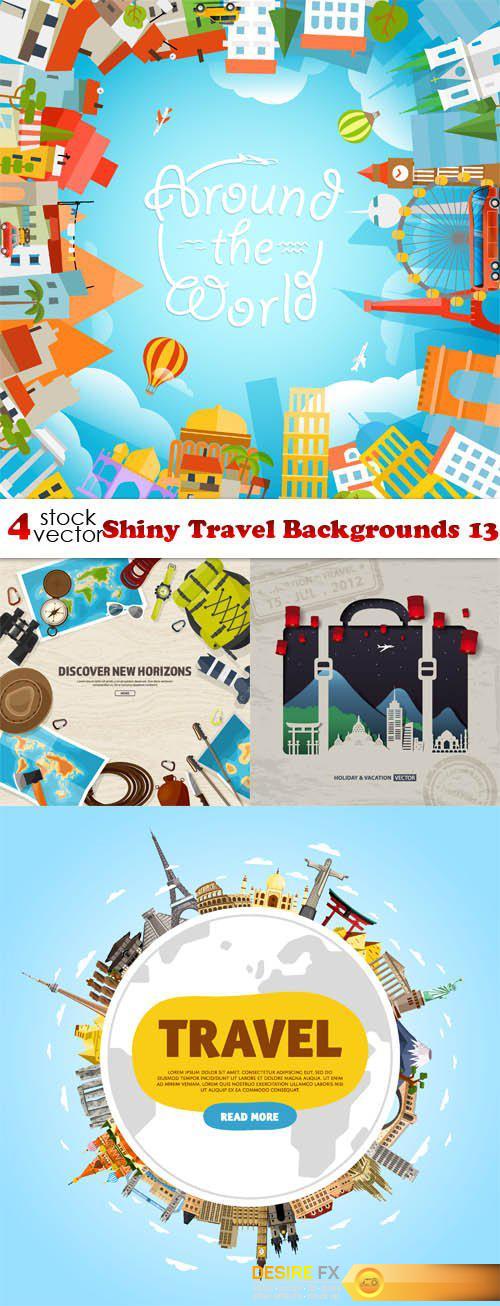Vectors - Shiny Travel Backgrounds 13