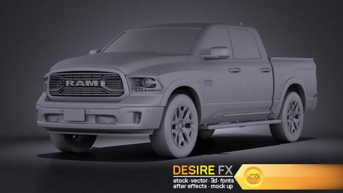 Dodge RAM 1500 Laramie Limited 2015 VRAY 3D Model (10)
