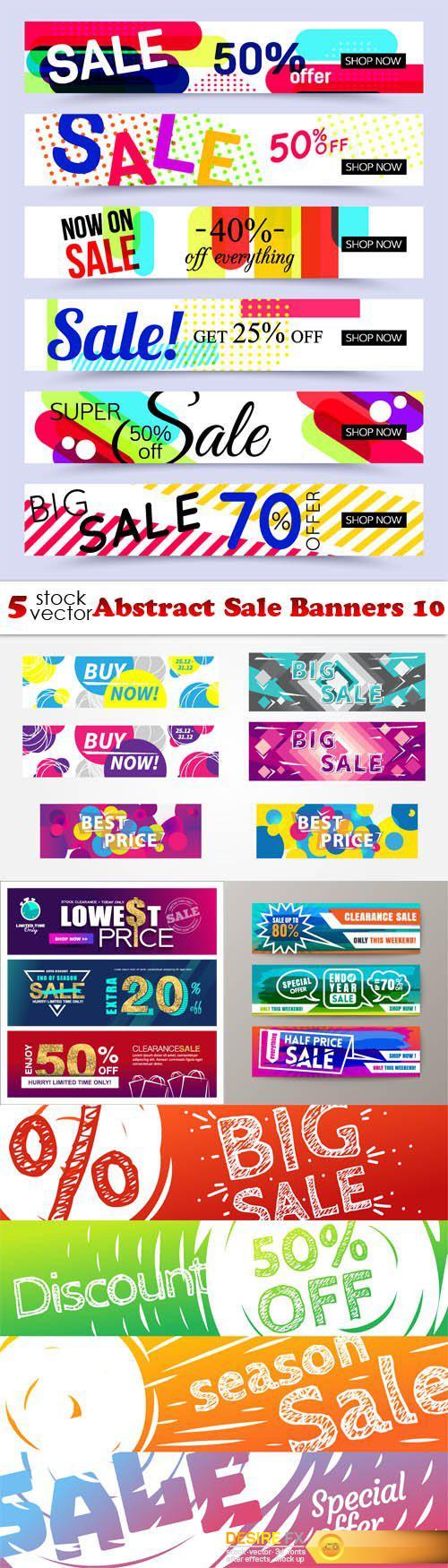 Vectors - Abstract Sale Banners 10